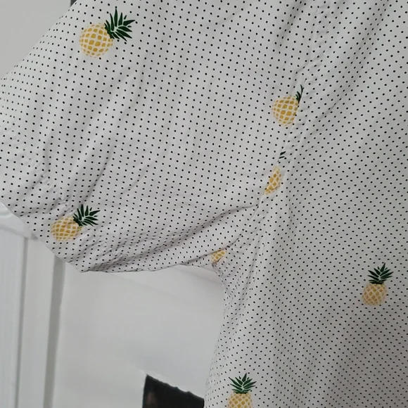 Denim & Flower Pineapple short sleeve shirt - Picture 3 of 8